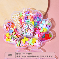 Jouets à perles pour enfants, kit de fabrication de bracelets et de colliers en perles colorées avec des animaux de dessin animé mignons, kit de perlage DIY pour filles