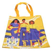 Moda Taşınabilir ve Suya Dayanıklı Tote Çanta Moda Zeta Phi Beta Kadın Sorority Seyahat Tote Çanta