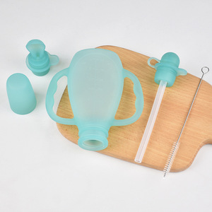 Bolsa Reutilizable de Silicona para Almacenamiento de <span class=keywords><strong>Leche</strong></span> <span class=keywords><strong>Materna</strong></span> <span class=keywords><strong>con</strong></span> Doble Asa, Biberón Dispensador de <span class=keywords><strong>Cereal</strong></span> para Bebés - Product Image 6