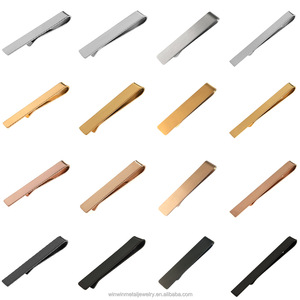 卸売ステンレス钢のタイクリップ,エレガントでシンプルな金属制のタイクリップ男性のビジネス服アクセサリークリップ - Product Image 6