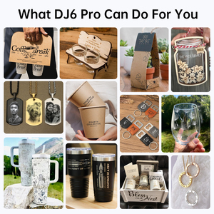Daja dj6 Pro Laser <span class=keywords><strong>Engraver</strong></span> MDF ván ép logo Mark máy in app điều khiển 5 Wát Diode DIY mini máy khắc laser xách tay nhỏ - Product Image 5