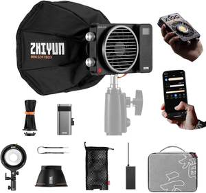 Nouveaux articles en vrac d'usine d'origine ZHIYUN MOLUS X100 PRO Package100W COB lumière LED photographie éclairage extérieur <span class=keywords><strong>PhotoVideo</strong></span> Shooting - Product Image 1