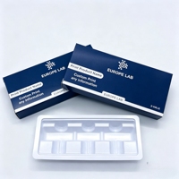 Étiquette pour flacon de peptides lyophilisés spécialisés, PET transparent, 5 ml, 10 ml, 15 ml, 20 ml, adhésif permanent, pour usage en laboratoire uniquement