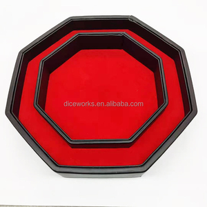 Bandeja de Dados Grande de Cuero PU Personalizada para Juegos de Mesa DND, Accesorio Octagonal para Dados - Product Image 2