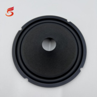 Haut-parleur pièces de rechange amplificateur haut-parleur accessoires 6.5 pouces papier cône corne bassin bord en caoutchouc