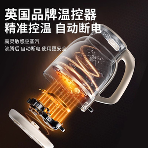 Hervidor eléctrico Supor de 2L con temperatura constante, función para mantener el calor, de acero inoxidable, calentamiento con un solo botón - Product Image 3