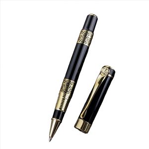 Hot-selling Custom High-end Business Signature Metal <b>Pen</b> Black Wood-grain Luxury Ballpoint <b>Pen</b> 0.5mm Tip logo Office School - Product Image 2
