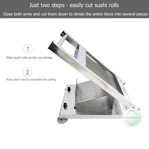 Máquina cortadora de rollos de Sushi Manual, herramienta de corte de rollos de Sushi de arroz japonés, máquina cortadora de rollos de Sushi - Product Image 3