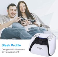 Nouvelle arrivée pour PS5 Dual Charging Dock Stand Docking Station pour PS5 Controller & Charger Game Accessories
