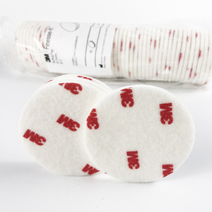 3M Finesse-it Almohadilla de pulido de fieltro, 09358, 5 pulgadas, Red Foam Logo White Loop, 50/<span class=keywords><strong>Pac</strong></span>, 200 EA/Case - Product Image 2