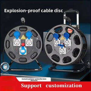 Carrete de <span class=keywords><strong>Cable</strong></span> de sitio de construcción de aviación a prueba de explosiones a prueba de agua <span class=keywords><strong>Cable</strong></span> de extensión de alimentación de cobre puro <span class=keywords><strong>Cable</strong></span> de enchufe Industrial - Product Image 5