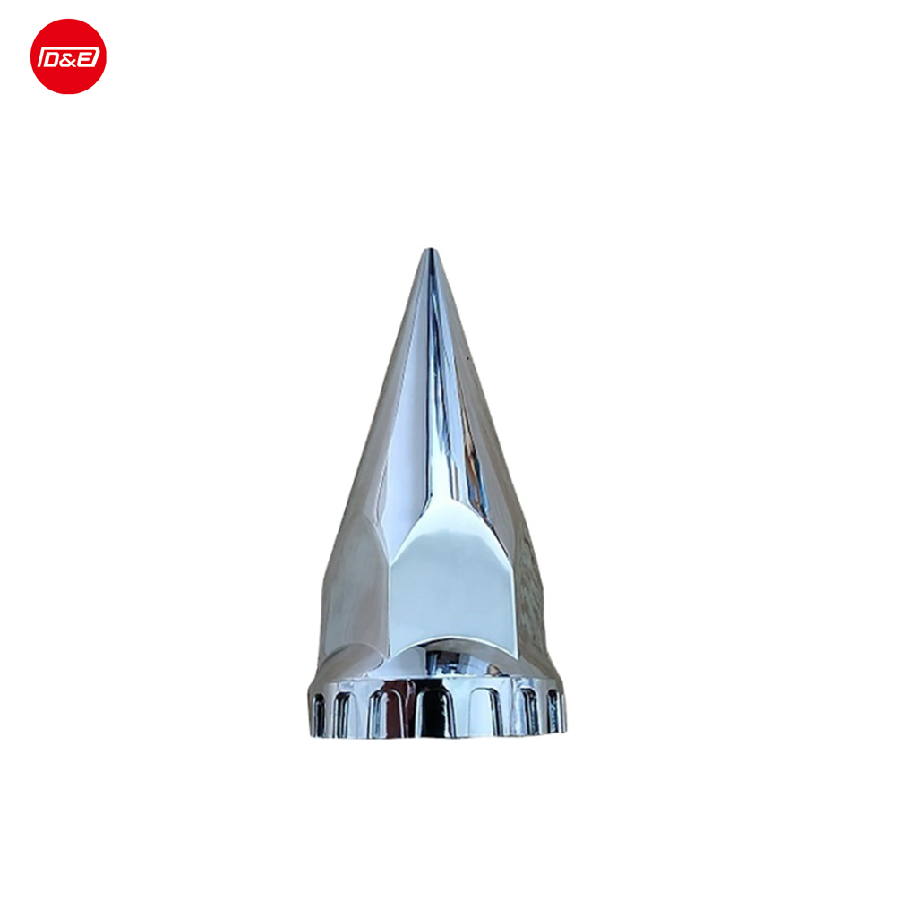 Пластиковая хромированная насадка на гайку, крышка на колесо, диаметр 33 мм и высота 110 мм, нажимная модель для американских грузовиков