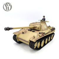 Modelo de tanque alemán Panther Ausf G a escala 1/16 360. Tanque RC Modificado con Torreta Giratoria y Motor de Alta Velocidad 2.4Ghz, Juguetes y Regalos 3879-1