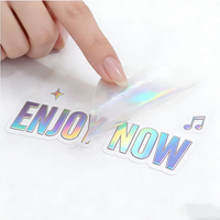 Autocollant de voiture TEDDY personnalisé résistant aux UV, logo découpé sur mesure, vinyle de transfert amovible, autocollant holographique pour voiture