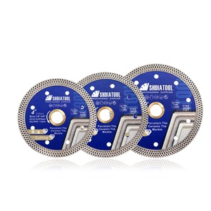 Disco de corte de diamante sinterizado súper fino de malla X de 4''/4.5''/5'' Herramienta de corte Disco de sierra de diamante turbo para mármol y granito - Product Image 1