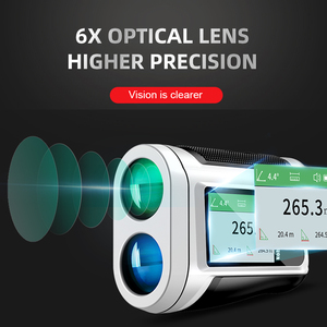 Telémetro Láser Digital de Golf de Alta Precisión NP 1500m con Transmisión de Voz y Pantalla a <span class=keywords><strong>Color</strong></span> HD Lateral, Telémetro de Mano para Caza - Product Image 5