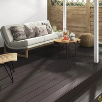 Plancher de terrasse en composite bambou-plastique traditionnel, fourni par l'usine, 140*20mm