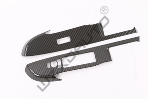 WZXD 2021 Cubierta de botón del interruptor de elevalunas eléctrico RHD, embellecedor de ventana de puerta, cubiertas de botones de ventana interiores para - Product Image 6