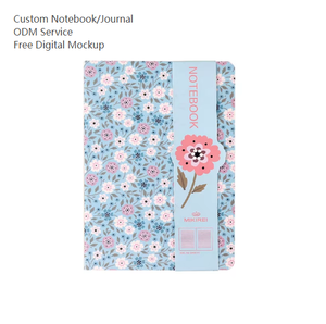 Эстетический цветочный журнал-милый дизайн с принтом, подарочная упаковка | Блокнот в твердом переплете - Product Image 1