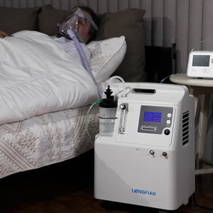 Kompresor udara listrik sangat tenang 40dB dan konsentrator oksigen 5LPM untuk Ventilator medis 7 tahun banget Kelas II Ce - Product Image 2