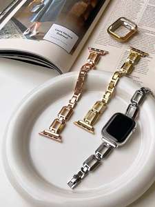 <span class=keywords><strong>Bracelet</strong></span> en métal de chaîne avancée de luxe <span class=keywords><strong>petit</strong></span> carré pour <span class=keywords><strong>Apple</strong></span> <span class=keywords><strong>Watch</strong></span> Ultra 46mm <span class=keywords><strong>Bracelet</strong></span> de <span class=keywords><strong>poignet</strong></span> en alliage pour Iwatch 9/10 bracelets de montre en métal - Product Image 6