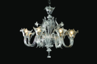 Décor à la maison moderne d'escalier en verre éclairage intérieur lustre en verre de murano lampe Offre Spéciale moins cher murano éclairage usine en gros