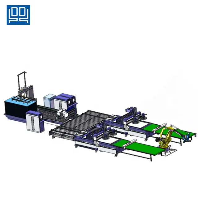 Máquina de anidación CNC 121, línea de producción de muebles de armario