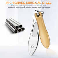 Outils de manucure soins de beauté coupe-ongles en forme de pied poignée antidérapante coupe-ongles en acier au carbone pour hommes vente en gros