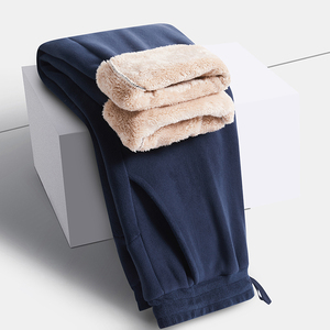 ANSZKTN <span class=keywords><strong>laine</strong></span> de chameau épaisse <span class=keywords><strong>et</strong></span> polaire hiver hommes décontracté femmes sport agneau polaire maison extérieur <span class=keywords><strong>pantalon</strong></span> thermique - Product Image 2