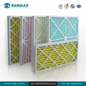 High Quality G4 Plate Type Synthetic Fibre Panel Aluminum Frame Primary Air Filter