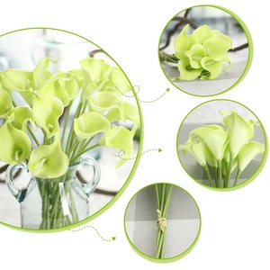 <span class=keywords><strong>Casa</strong></span> decoración Real Artificial flores amarillo Pu Mini de Calla <span class=keywords><strong>Lily</strong></span> - Product Image 3