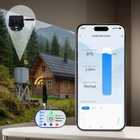 Capteur sans fil TLC2502P TUYA Smart Life LORA, indicateur de niveau ultrasonique pour réservoir d'eau, de carburant, d'huile et surveillance des poudres dans les silos d'alimentation