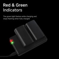 Nouveaux chargeurs standard européens améliorés LPEL, double fente USB-C, indicateur LED pour batterie d'appareil photo Canon LP-EL, chargeurs portables