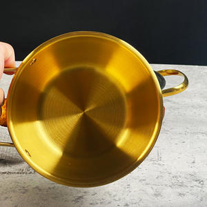 Cuenco para mezclar de acero inoxidable de gran capacidad coreano con mango, cuenco para uso general de cocina - Product Image 5