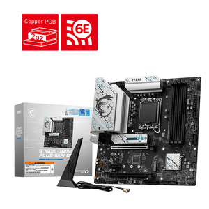 Carte mère d'ordinateur 760M GAMING PLUS WIFI compatible avec les processeurs MSI 12600KF, <span class=keywords><strong>13600KF</strong></span>, 14600KF et 14600K - Product Image 1
