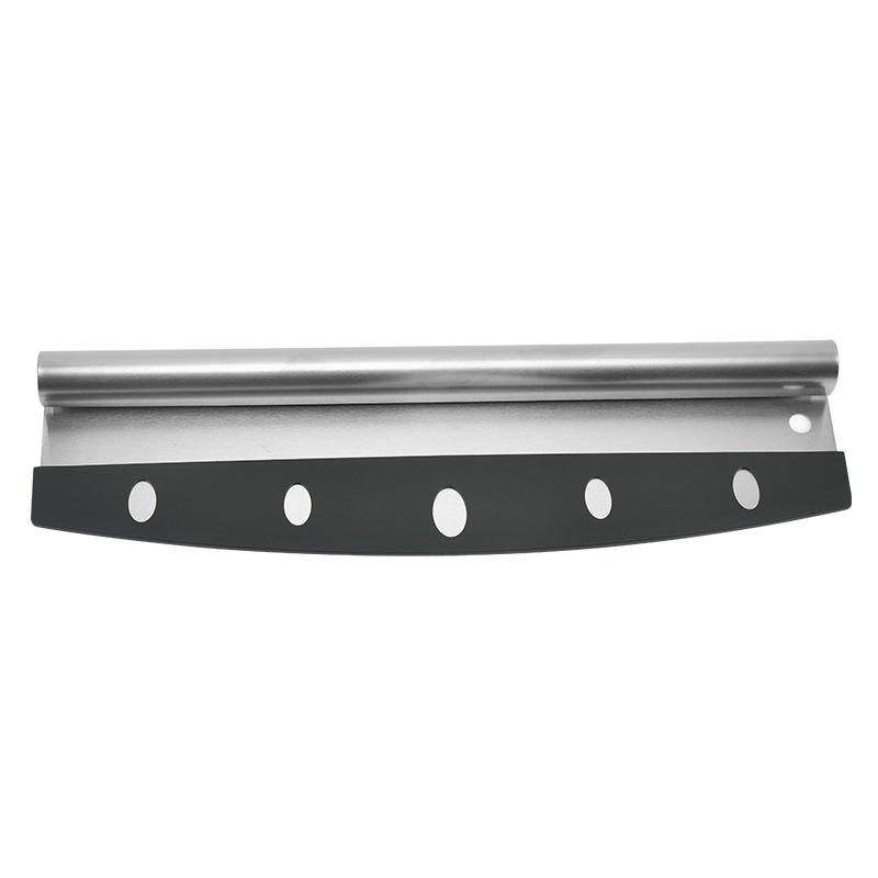 Stainless steel-pizza cutter with knife sheath