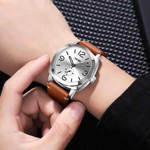 Reloj de cuarzo retro para hombre con esfera cuadrada, función de calendario, luz nocturna, resistente al agua, para compras transfronterizas - Product Image 5