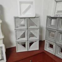 Moule en plastique personnalisé pour blocs de ciment, blocs ajourés et motifs floraux pour murs domestiques, pour la création de fenêtres et de motifs floraux muraux