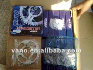 WANOU GN125 428 136L 42T 15T 오토바이 스프로킷 체인 키트 변속기 세트 - Product Image 4