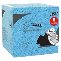 Lingettes industrielles perforées en tissu non-tissé Meltblown, sans peluches, pour le nettoyage puissant des huiles et graisses, avec motif écorce