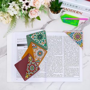 Marque-pages personnalisés en peinture <span class=keywords><strong>diamant</strong></span> - <span class=keywords><strong>Kit</strong></span> d'art de <span class=keywords><strong>broderie</strong></span> <span class=keywords><strong>diamant</strong></span> DIY pour adultes, accessoires de livre personnalisés - Product Image 5