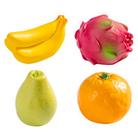 Abalorios de resina creativos con simulación de frutas (durian y fresa), accesorios DIY, bolsa sorpresa, mini decoraciones de escritorio, pequeños adornos