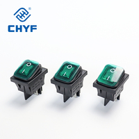 Interrupteur à bascule KCD4 12V étanche SPST 4 broches marche/arrêt avec LED bleue et fils pré-soudés pour voiture, bateau