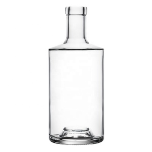 Bouteille d'alcool ronde de luxe respectueuse de l'environnement, bouteille de <span class=keywords><strong>gin</strong></span> de 700 ml pour boissons alcoolisées de haute qualité - Product Image 2