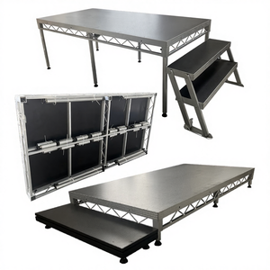 Scène portable Kkmark en aluminium 4FT*8FT Megadeck, podium, passerelle, scène Litedeck, scène Live Deck pour scène intérieure et extérieure - Product Image 1