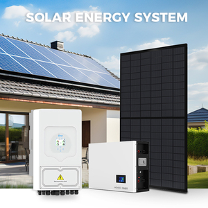 Deye-Sistema híbrido completo para el hogar, sistema de almacenamiento de energía solar de 5kw, 6kw, 7kw, 8kw - Product Image 3