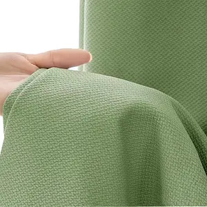 French window Wave-Fold Pleated semi-shading curtains for hotel Europe blackout curtain Simple Offices drape