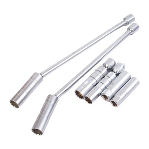 <b>Socket</b> Wrench 1/2 In Chromium Vanadium Steel Nickel Plated Industrial Grade Air Screwdriver Sleeve Extended Ratchet Tool - Product Image 4