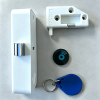 Serrure de tiroir invisible à montage dissimulé, serrure électronique RFID 13,56 MHz pour armoire, sans panneau externe, serrure de sécurité pour meubles