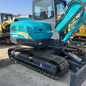 Low Hour Sunward SWE70 Used Excavator 7T 0.26cbm <b>Bucket</b> Original <b>Paint</b> Cheap Digger - Product Image 2